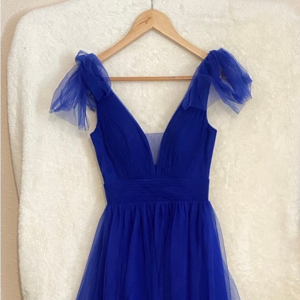 Betsy & Adam Royal Blue Dress